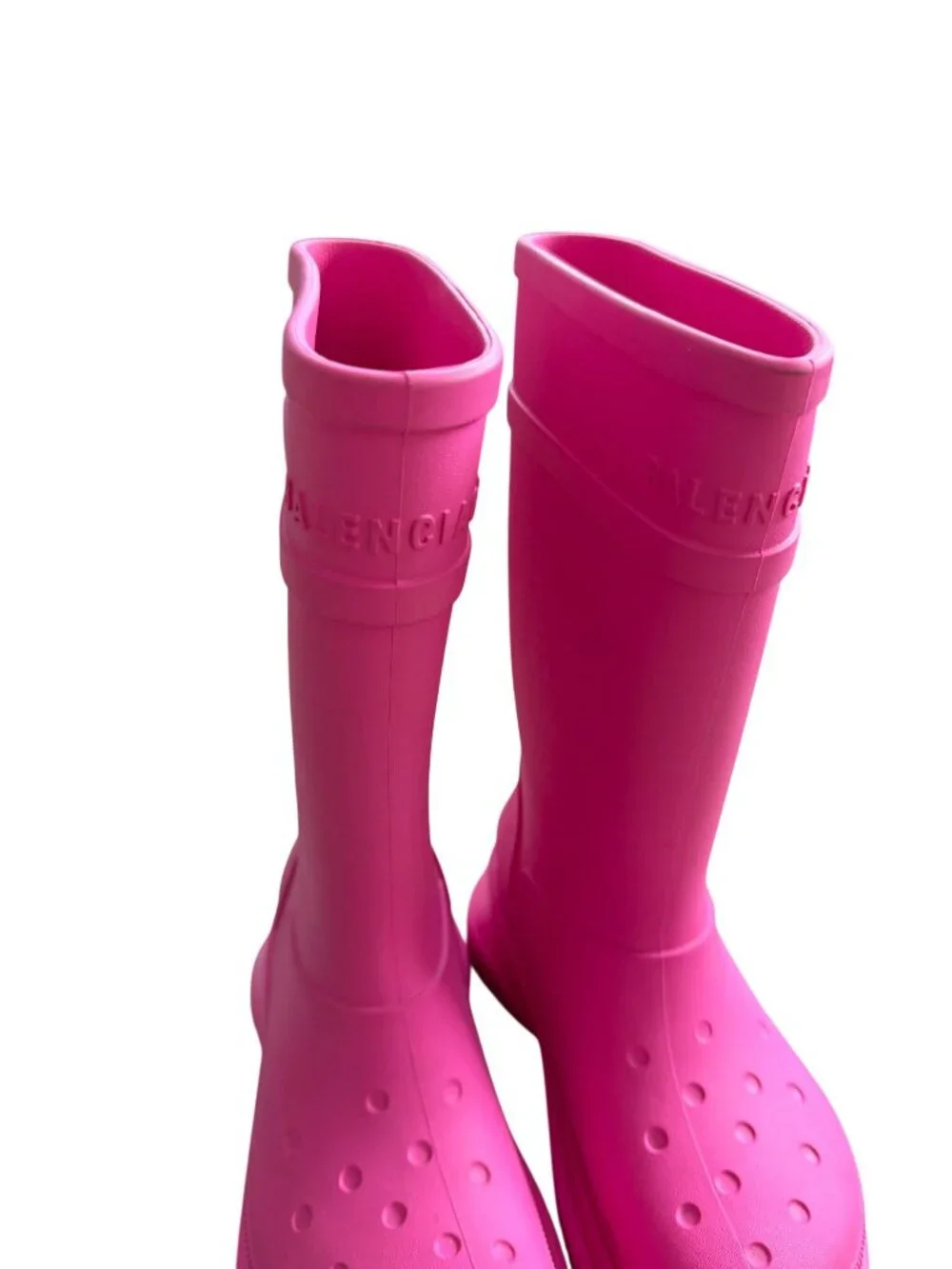 BALENCIAGA x Crocs Pink Platform Boots Size 36 / US 6